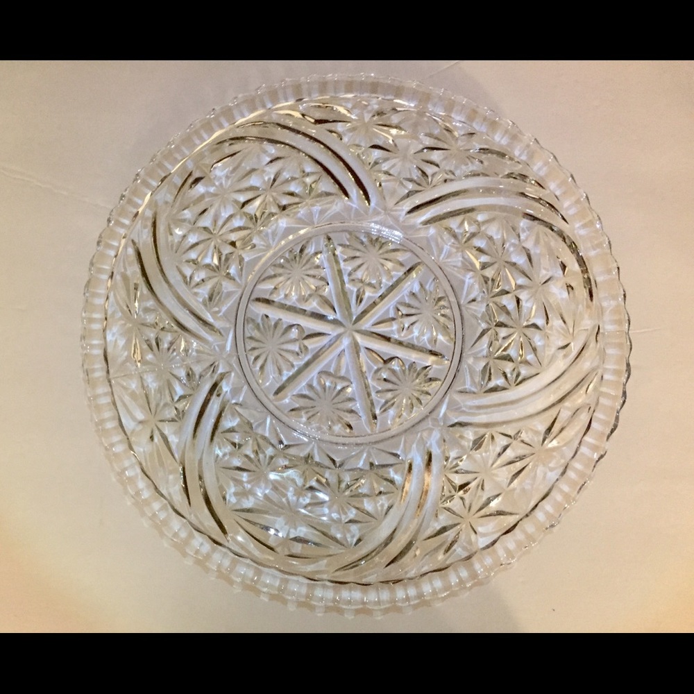 GORGEOUS!! NEW HIGH DESIGN GLASS SERVING PLATTER